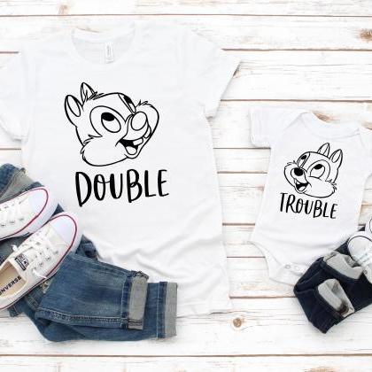 Bff T-shirts | Double Trouble | Chip And Dale..