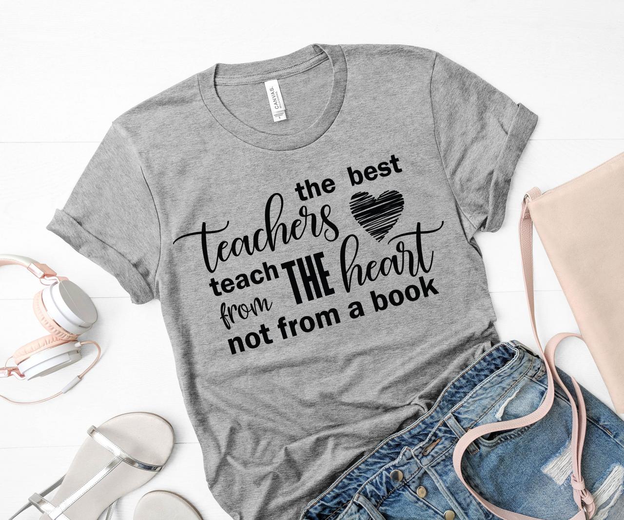 Teacher T-shirt/ Teaching Is A Work Of The Heart Shirt/ Teacher Gift/elementary School/ Teacher Appreciation/ Teacher Shirts
