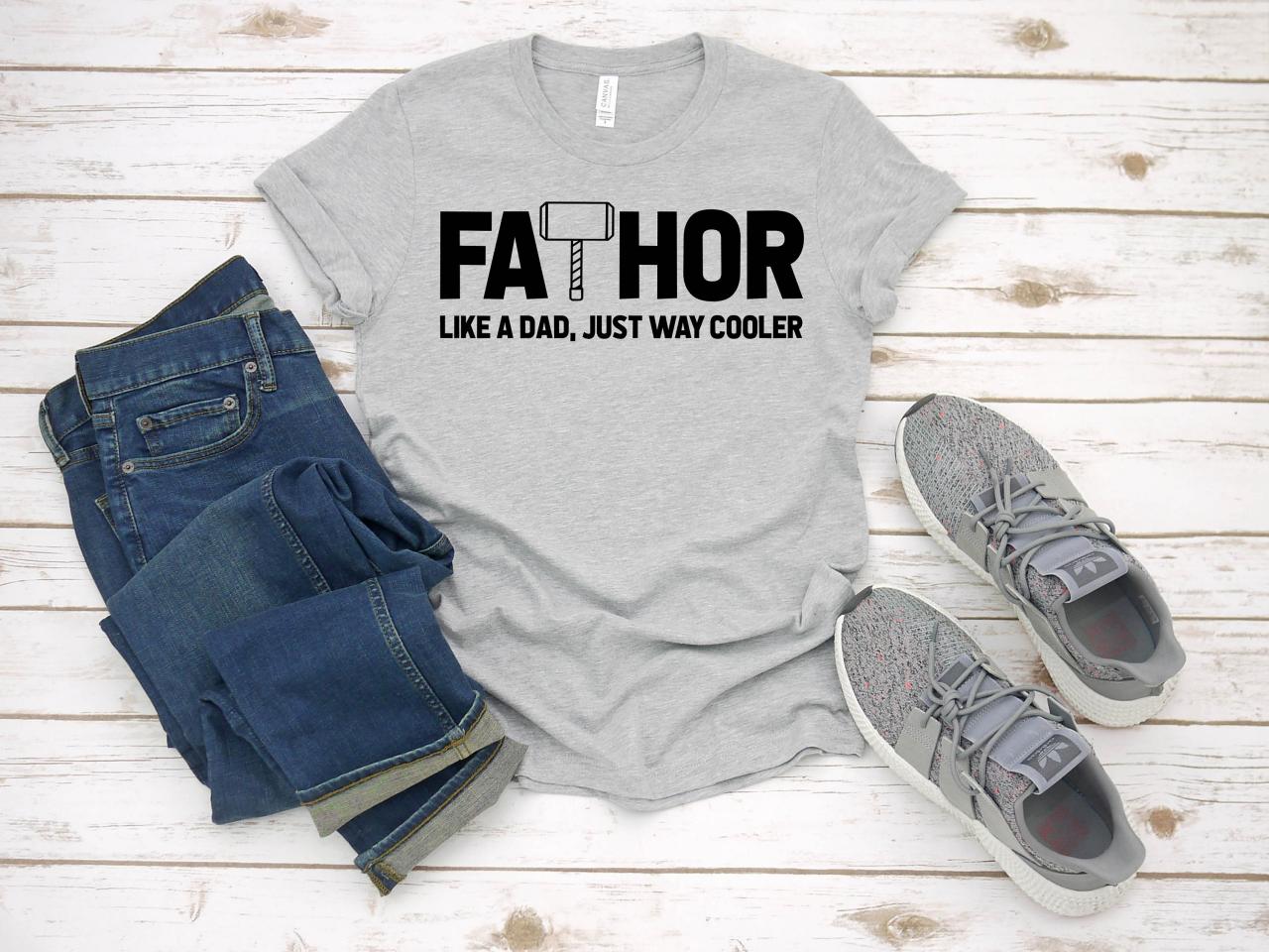 Father Day Gift T-shirt| Unique Father Gift Thor| Fathor Funny Gift For Dad| Fathers Day Gift