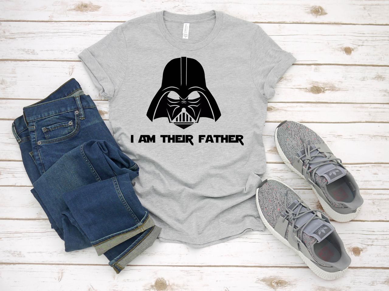 T-shirt For Dad | Men T-shirt I Am Their Father T-shirt| Darth Vader| Star Wars| Daddy Shirt| Father's Day Gift| Men's Gift|