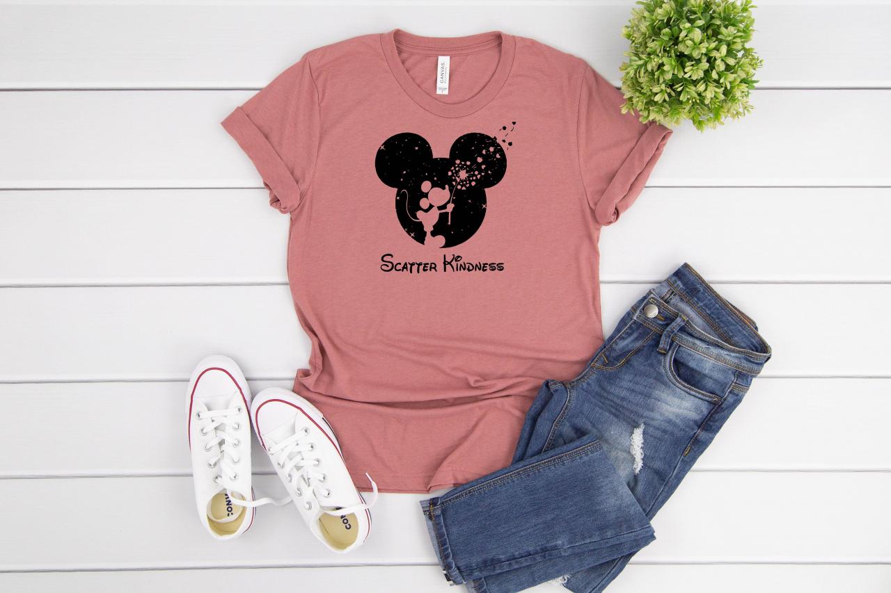 Positive T-shirt| Scatter Kindness Shirt| Disney Shirt| Mental Health Shirt| Kindness Shirt| Disney Shirt