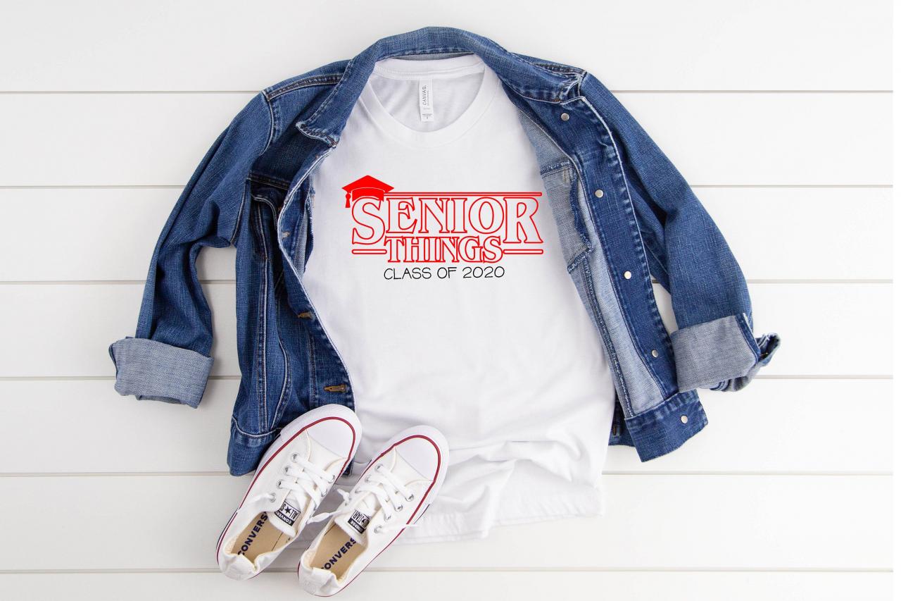 T-shirts For Women | Senior Things 2020 Shirt| Senior Shirt| Graduation Shirt| Senior Things 2020
