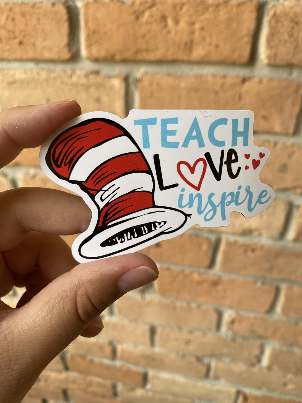 Teach Love Inspire Magnet| Teacher Magnets| Teacher Appreciation Gift