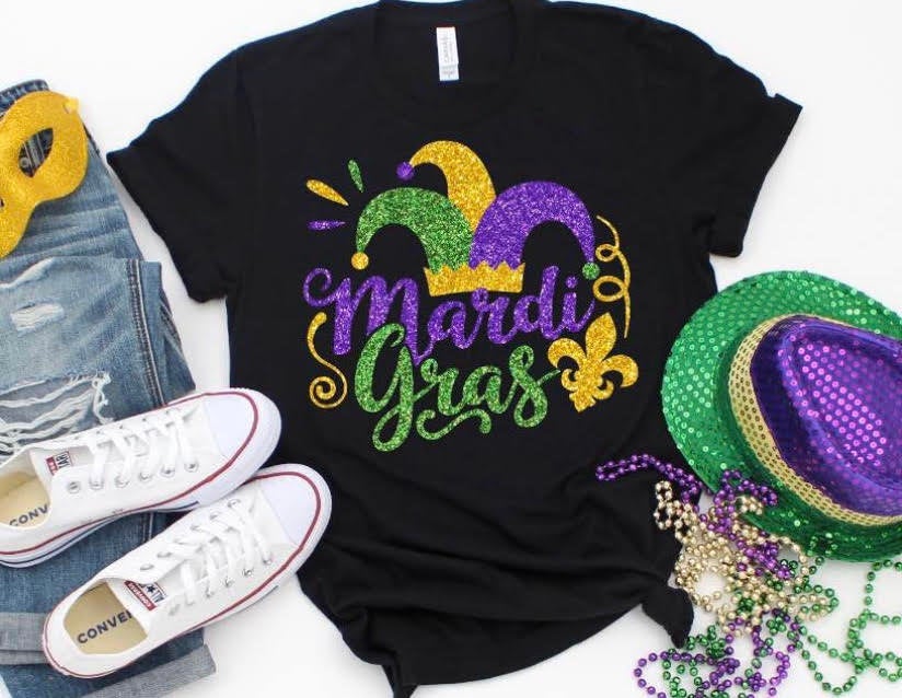 Mardi gras shirts for ladies 2025