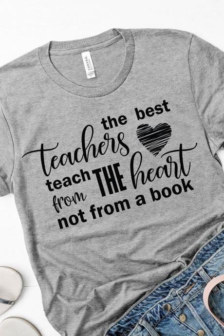 Teacher T-shirt/ Teaching Is A Work Of The Heart Shirt/ Teacher Gift/elementary School/ Teacher Appreciation/ Teacher Shirts