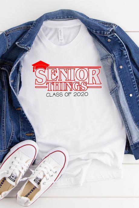 T-shirts For Women | Senior Things 2020 Shirt| Senior Shirt| Graduation Shirt| Senior Things 2020