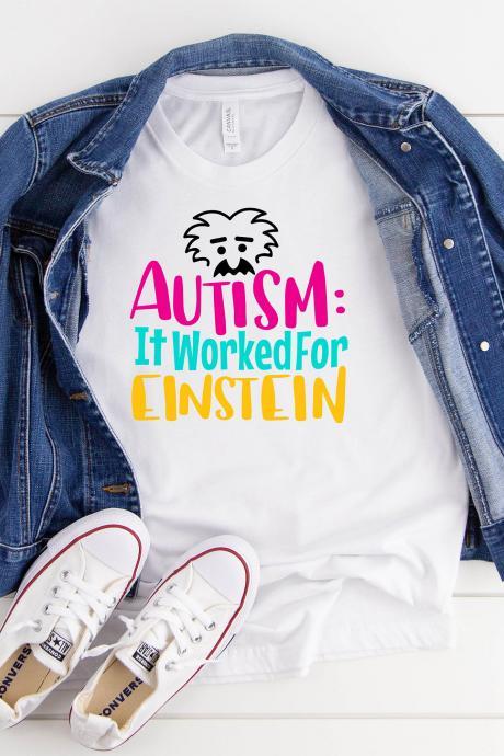 Teacher T-shits/ Teacher Tee/ Autism It Work For Einstein/ Autism Speaks/ Autism Awareness Month/ Elementary Shirts/april Shirt