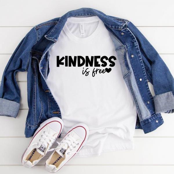 Teacher T-Shirt| Kindness is Free| Kind Shirt|Elementary Shirt| Love Shirt| School| Teacher Love| Teacher shirts